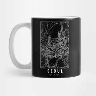 Seoul South Korea Minimalist Map Mug